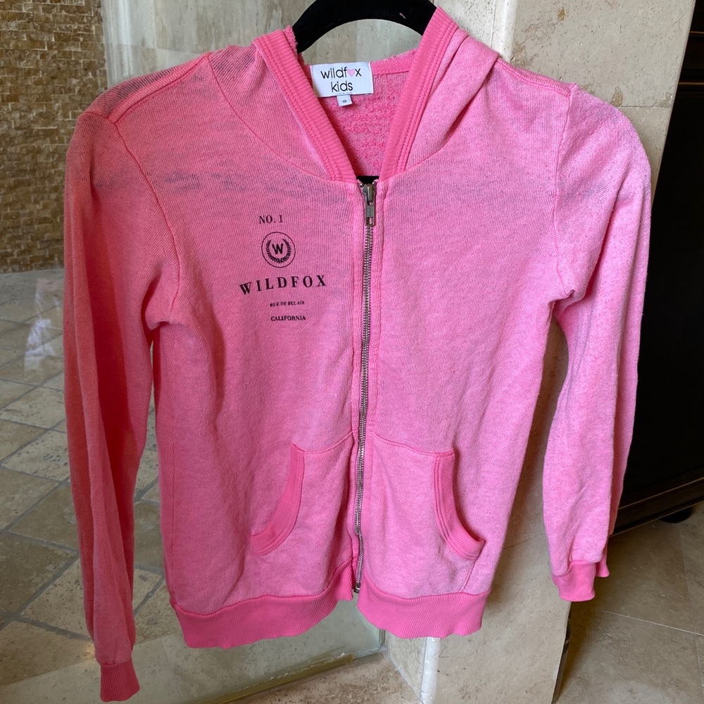Wild fox kids zip up hoodie 12
